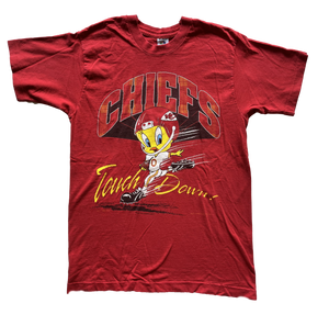 WESTSIDE STOREY VINTAGE | VINTAGE 90S TWEETY BIRD CHIEFS TEE - Westside Storey