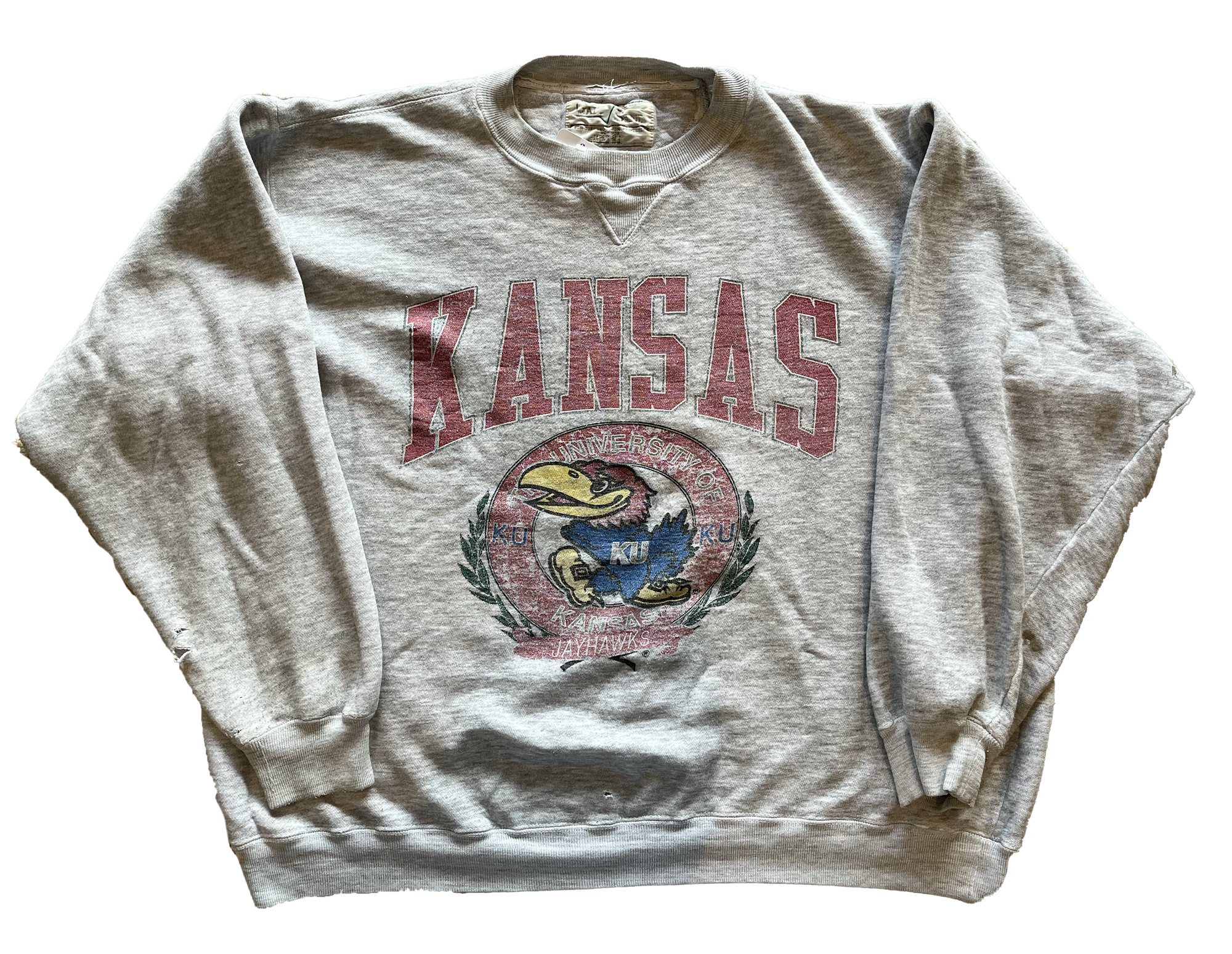 WESTSIDE STOREY VINTAGE | VINTAGE 80'S KU WELL WORN SWEATSHIRT