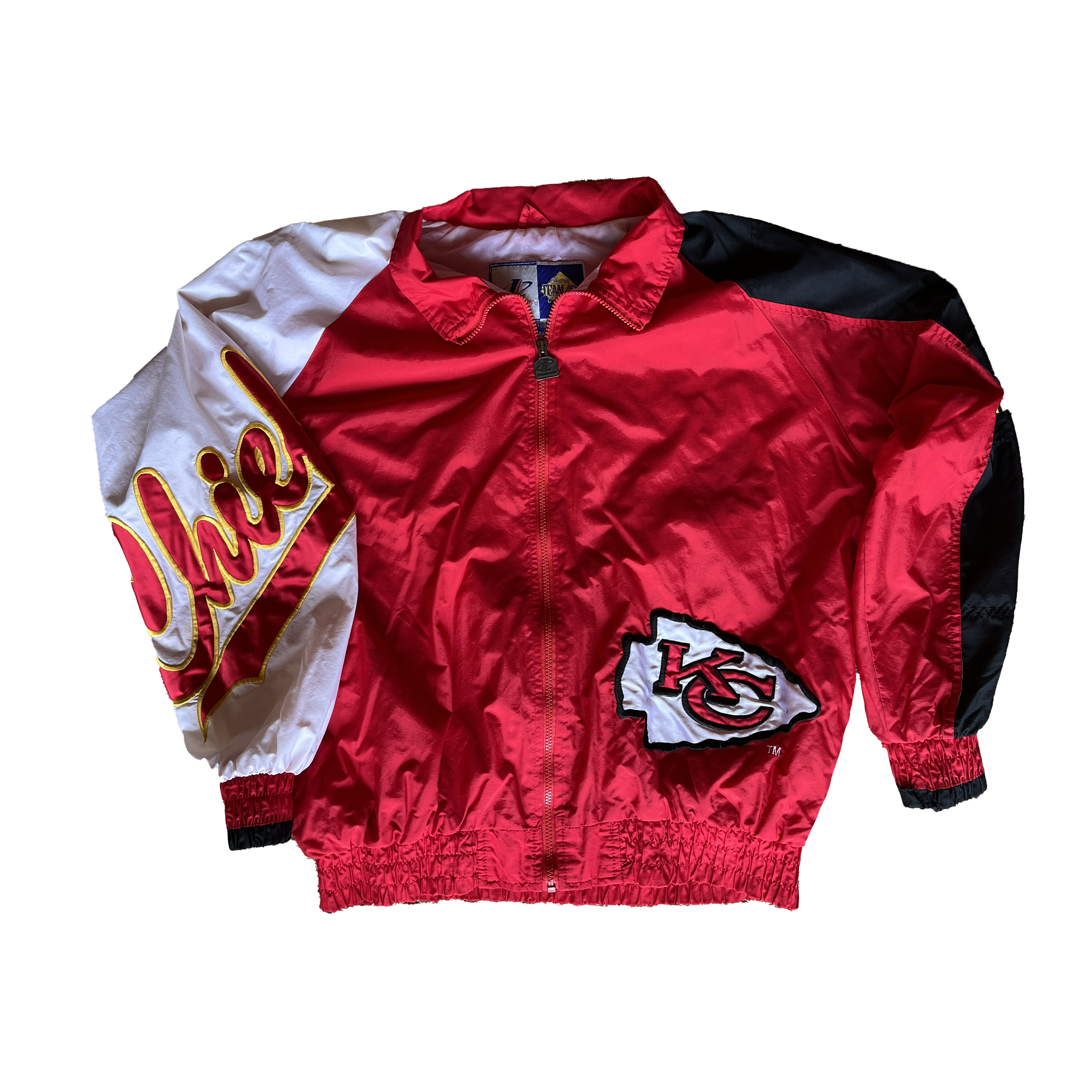 WESTSIDE STOREY VINTAGE | VINTAGE 90S CHIEFS LOGO ATHLETIC WINDBREAKER JACKET - Westside Storey