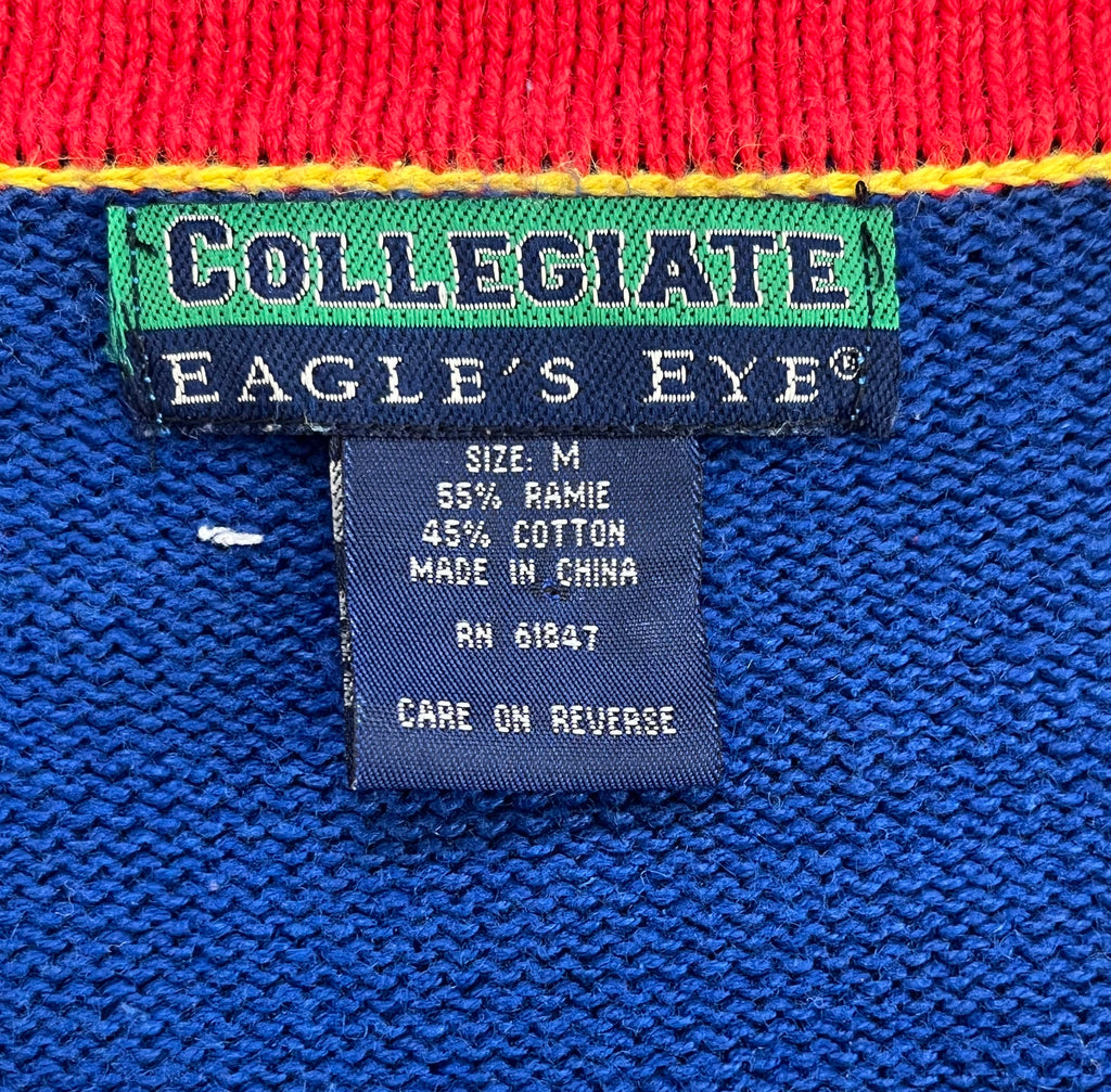 WESTSIDE STOREY VINTAGE | VINTAGE 90S KU JAYHAWKS KNIT CARDIGAN SWEATER - Westside Storey