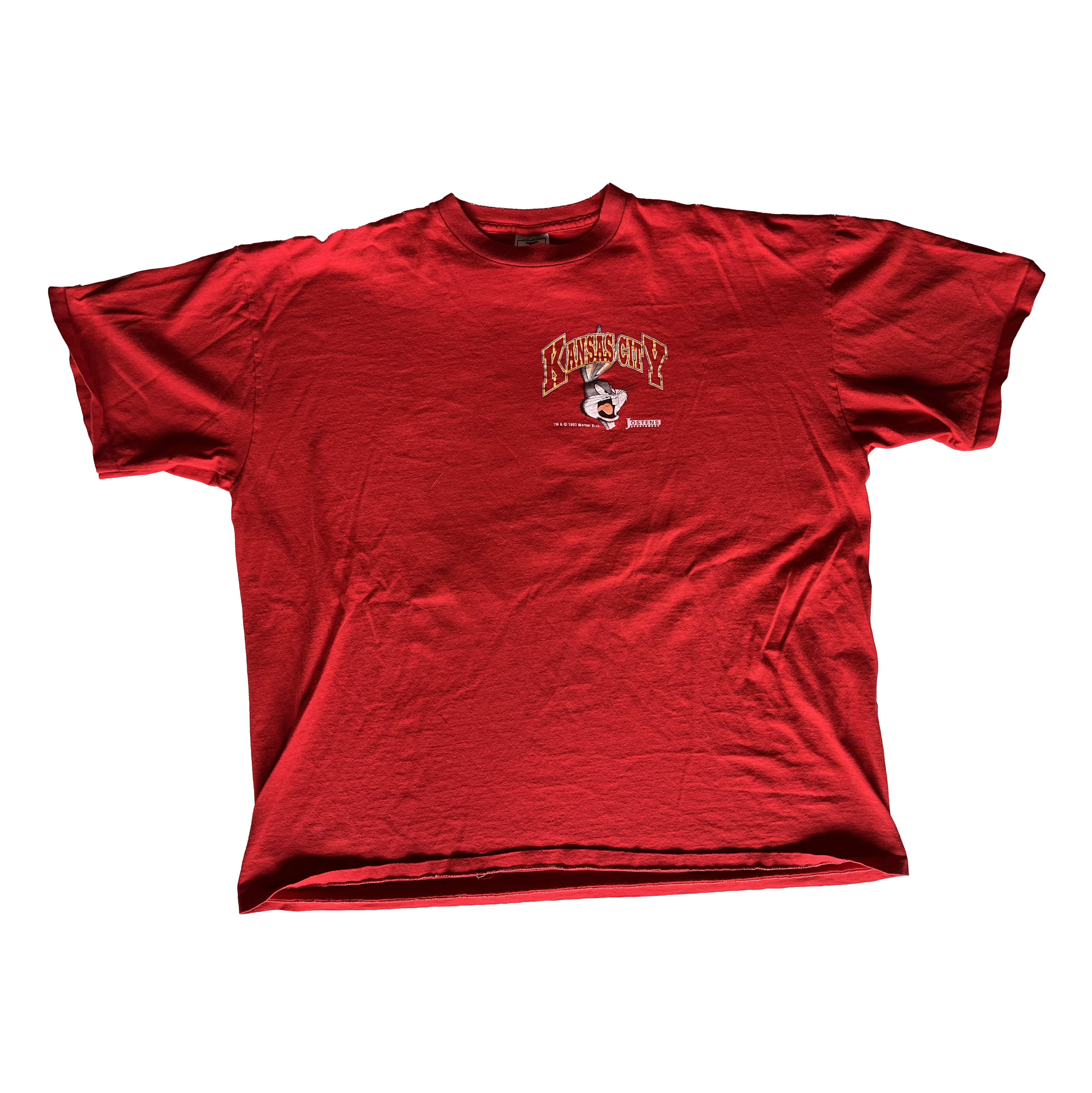 WESTSIDE STOREY VINTAGE | VINTAGE 93 BUGS QB DOUBLE SIDED CHIEFS TEE - Westside Storey