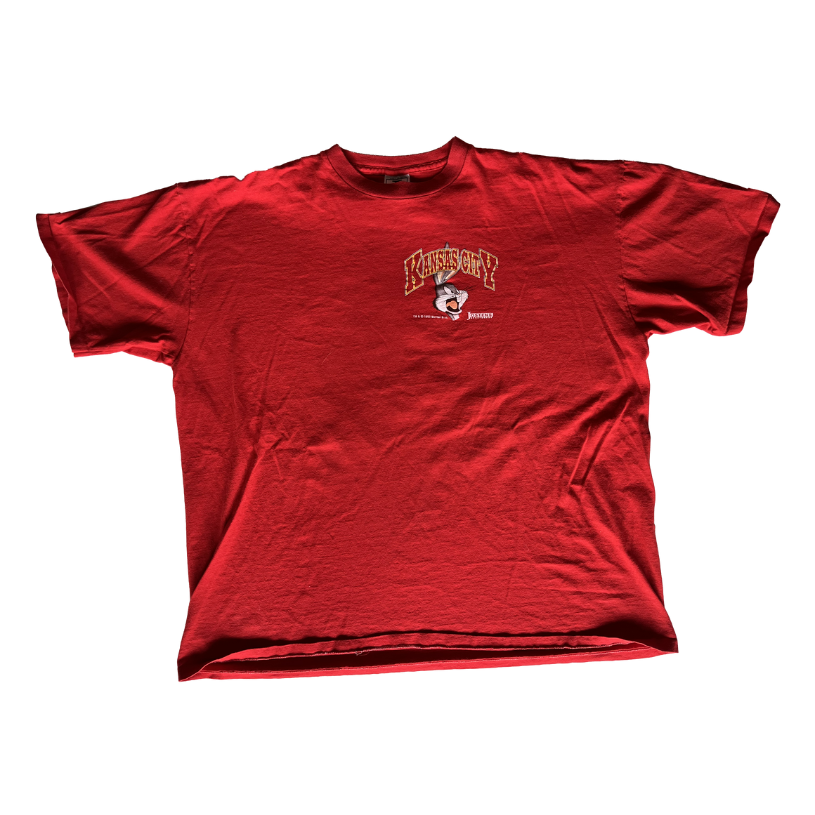 WESTSIDE STOREY VINTAGE | VINTAGE 93 BUGS QB DOUBLE SIDED CHIEFS TEE