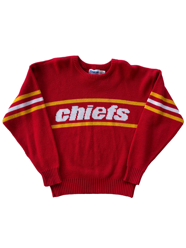 WESTSIDE STOREY VINTAGE | VINTAGE 90S CLIFF ENGLE CLASSIC CHIEFS KNIT SWEATER