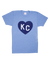 CHARLIE HUSTLE | KC HEART T-SHIRT - LIGHT BLUE Charlie Hustle