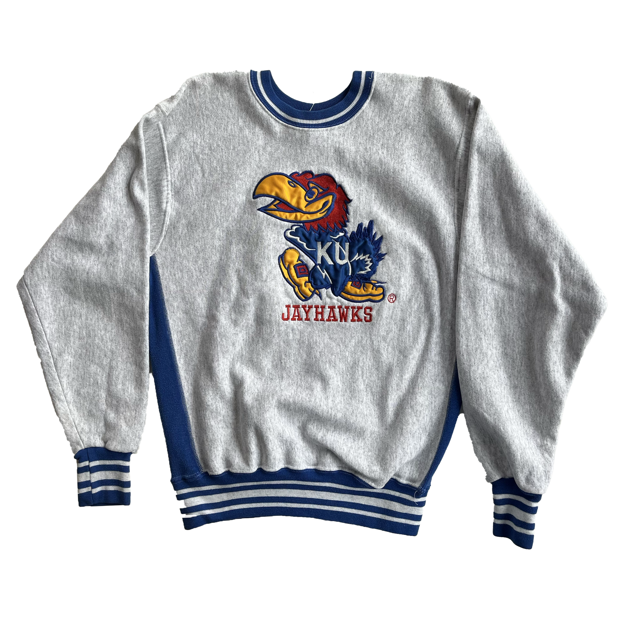 WESTSIDE STOREY VINTAGE | VINTAGE THICK LEGENDS KANSAS 90S KU JAYHAWKS SWEATSHIRT - Westside Storey