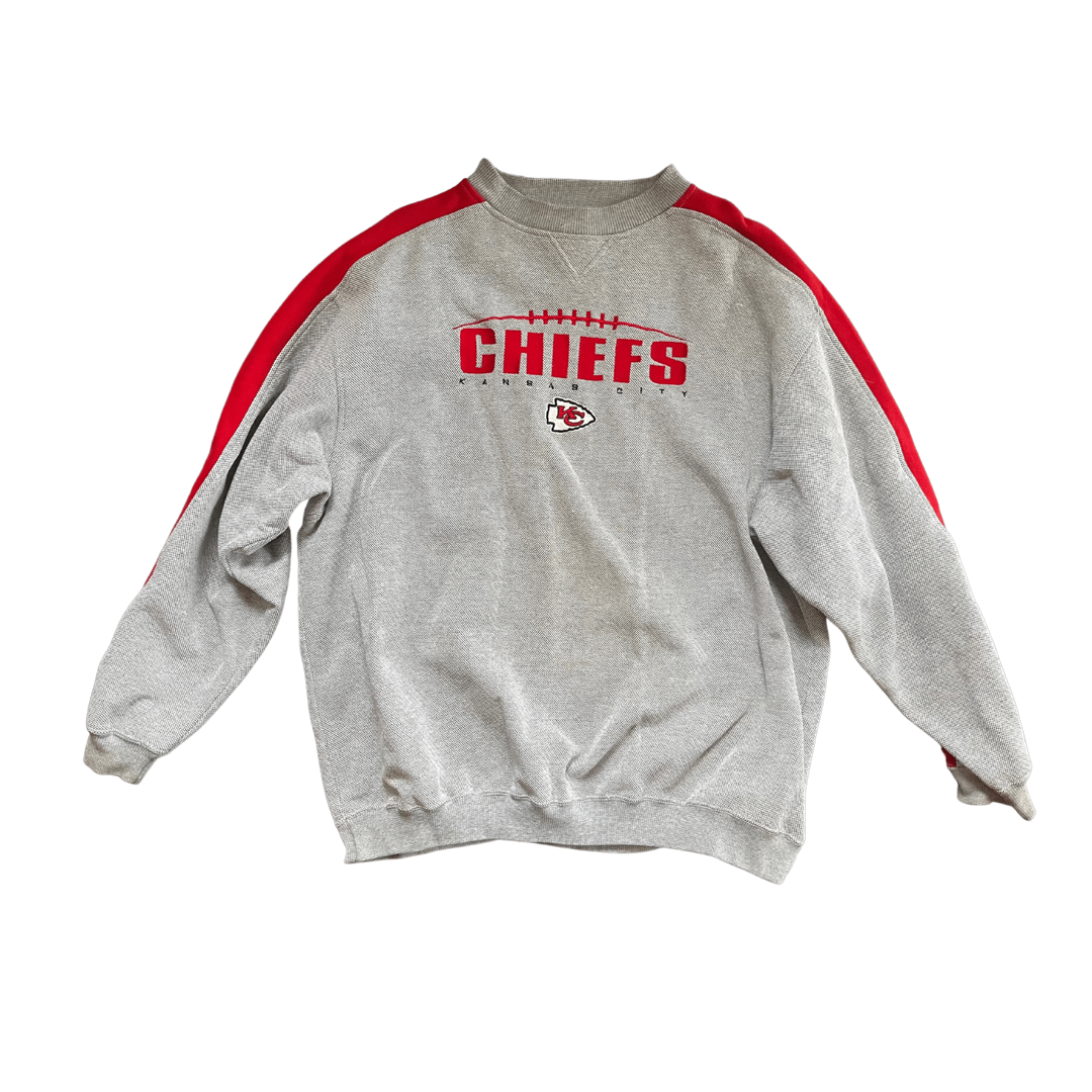 WESTSIDE STOREY VINTAGE | VINTAGE CHIEFS PUMA SPECKLE GREY SWEATSHIRT - Westside Storey