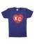 CHARLIE HUSTLE | KC HEART T-SHIRT - NAVY Charlie Hustle