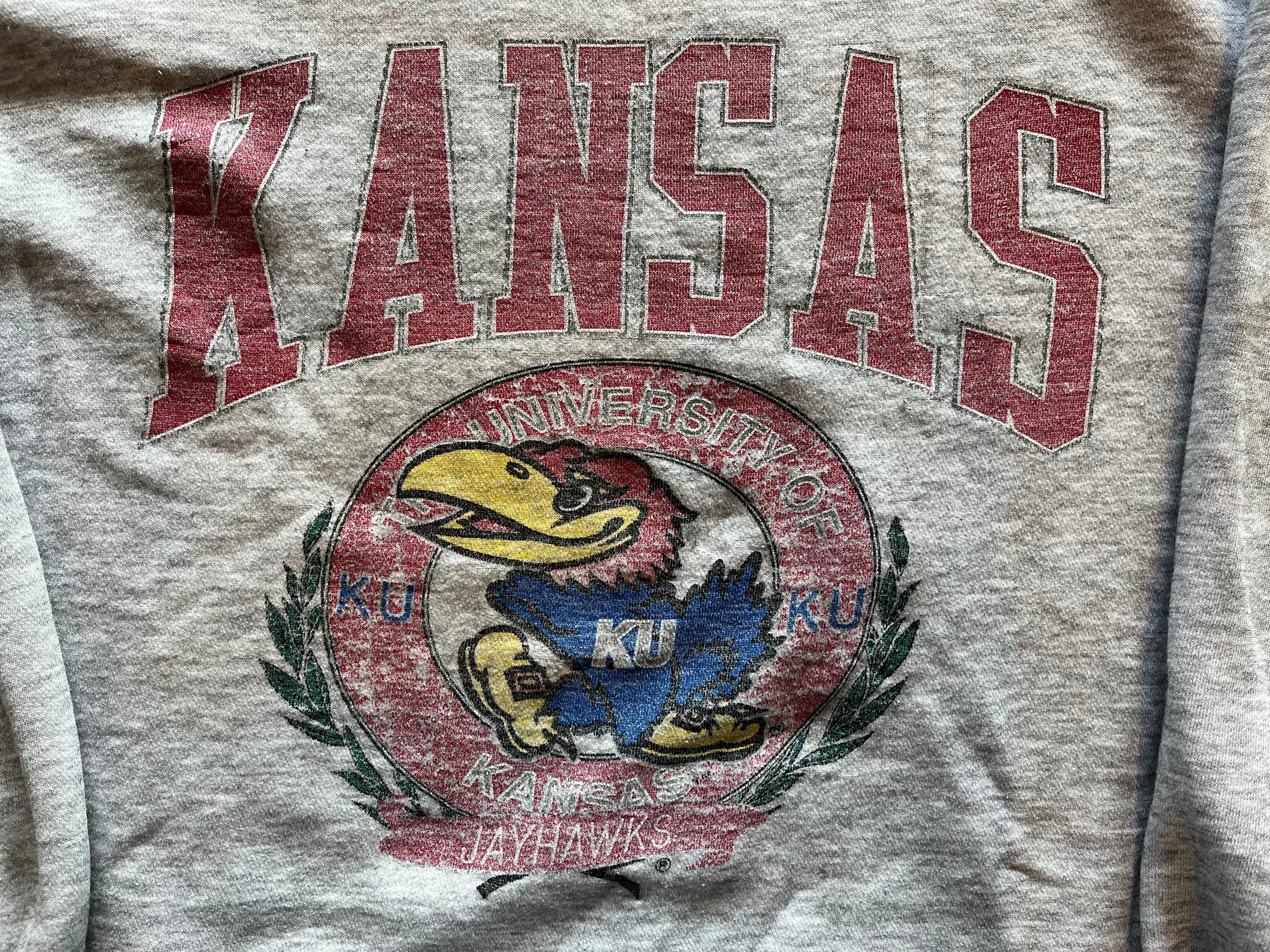 WESTSIDE STOREY VINTAGE | VINTAGE 80’S KU WELL WORN SWEATSHIRT - Westside Storey