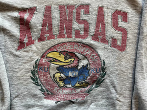 WESTSIDE STOREY VINTAGE | VINTAGE 80’S KU WELL WORN SWEATSHIRT - Westside Storey