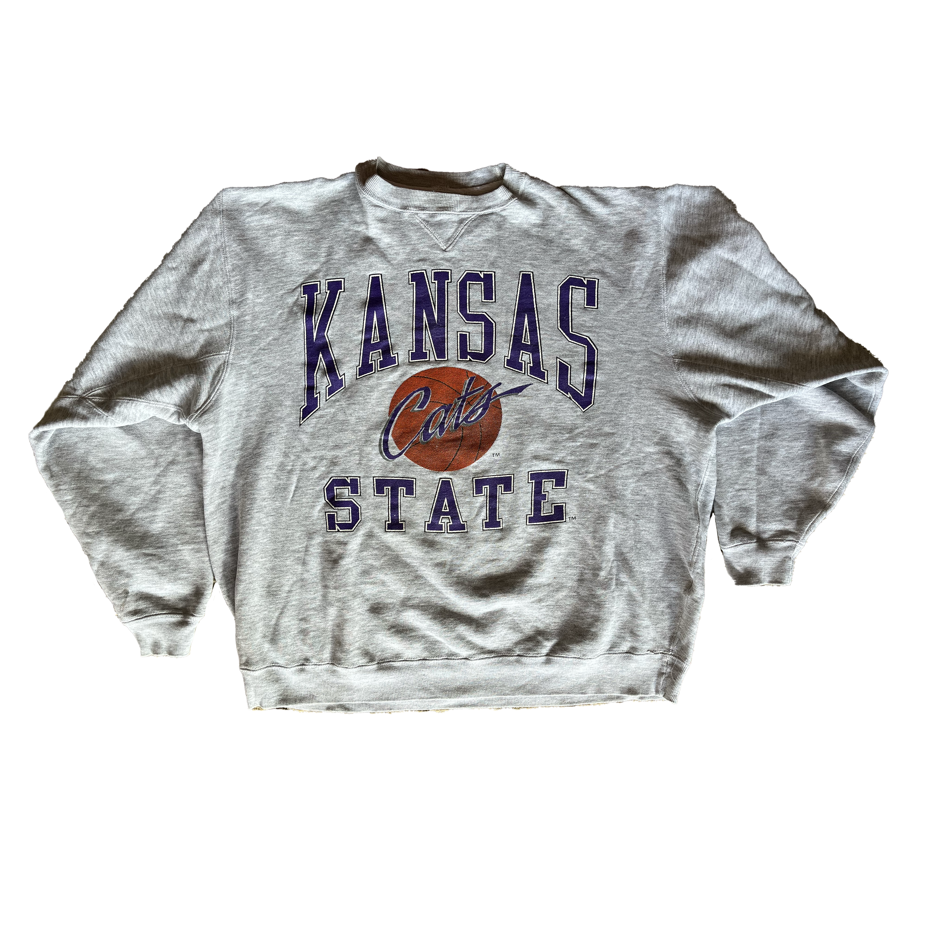 WESTSIDE STOREY VINTAGE | VINTAGE 90S KANSAS STATE BASKETBALL SWEATSHIRT - Westside Storey