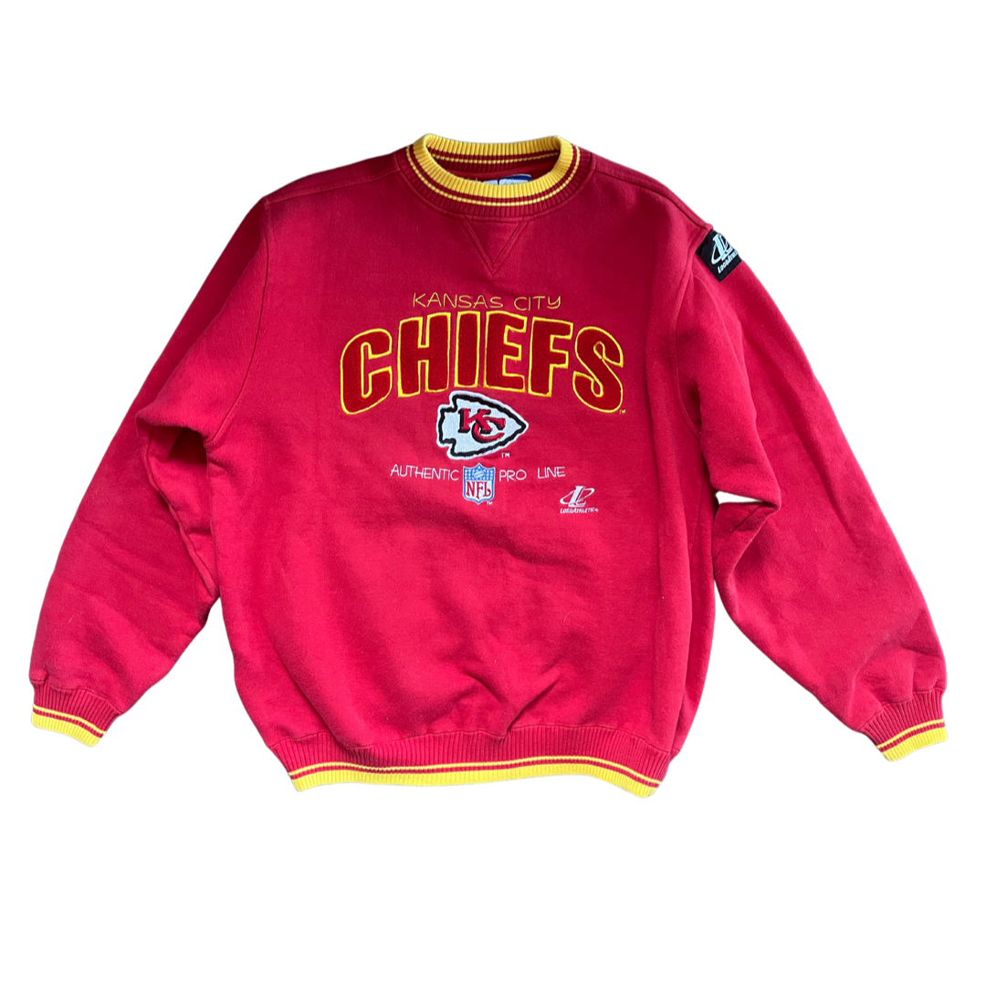 WESTSIDE STOREY VINTAGE | VINTAGE 90S CHIEFS PROLINE DETAILED SWEATSHIRT - Westside Storey