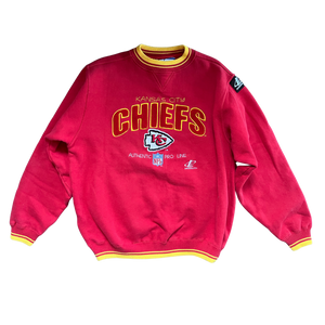 WESTSIDE STOREY VINTAGE | VINTAGE 90S CHIEFS PROLINE DETAILED SWEATSHIRT - Westside Storey
