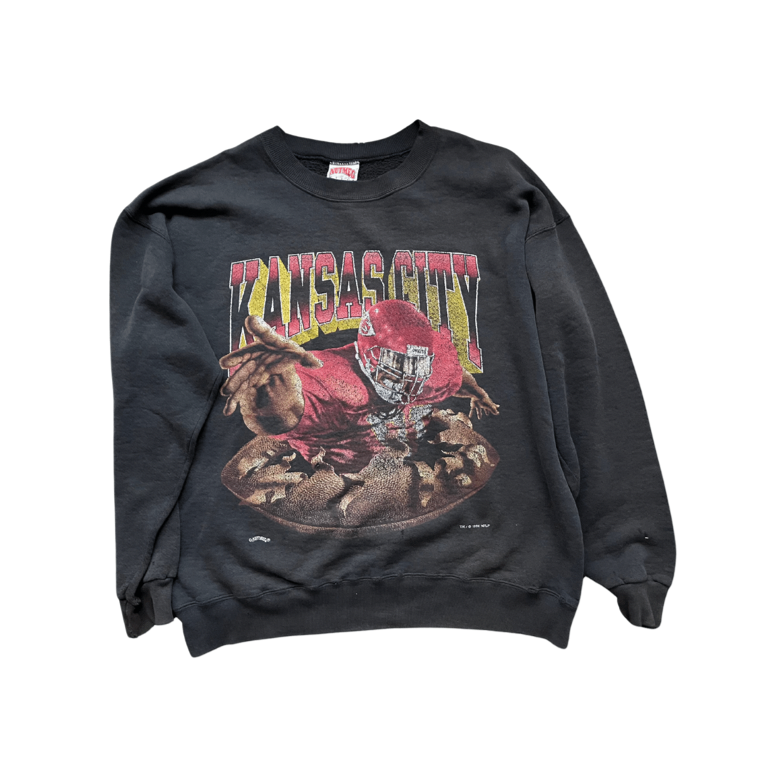 WESTSIDE STOREY VINTAGE | VINTAGE CHIEFS 1994 LARGE GRAPHIC FRONT & BACK SWEATSHIRT- AS IS - Westside Storey