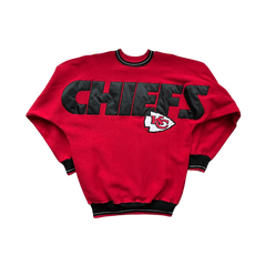 WESTSIDE STOREY VINTAGE  VINTAGE 90S SPELLOUT KC CHIEFS SWEATSHIRT -  Westside Storey