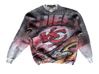 WESTSIDE STOREY VINTAGE | VINTAGE 90S MAGIC JOHNSON ALLOVER PRINT CHIEFS SWEATSHIRT - Westside Storey