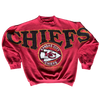 WESTSIDE STOREY VINTAGE | VINTAGE 90S CHIEFS CLIFF ENGLE SPELLOUT SWEATSHIRT- AS IS