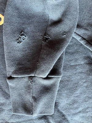 WESTSIDE STOREY VINTAGE | VINTAGE 90S CHIEFS BLACK EMBROIDERED SWEATSHIRT - Westside Storey