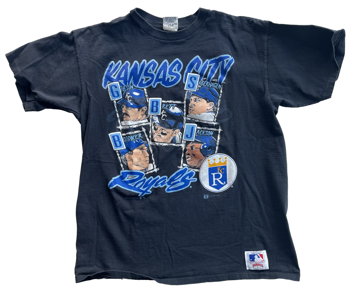 Kansas City Royals Vintage 90s Mirage Baseball Jersey George 