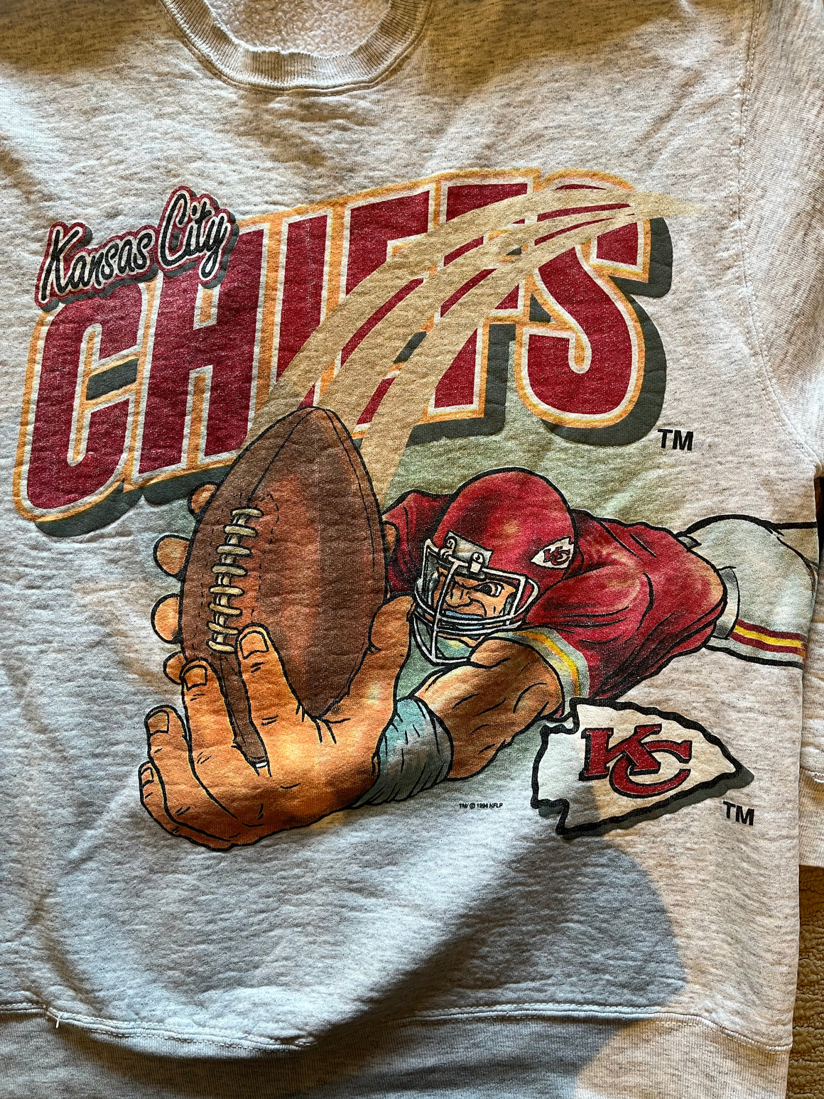 WESTSIDE STOREY VINTAGE  VINTAGE 1996 DOUBLE SIDED CHIEFS FOOTBALL PL -  Westside Storey