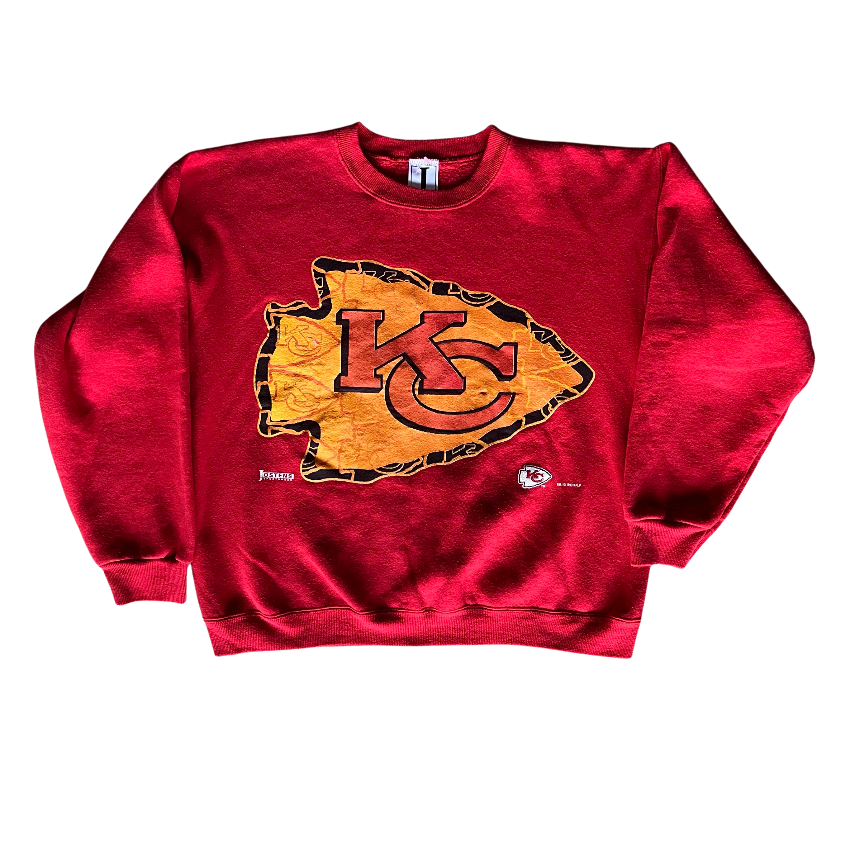 WESTSIDE STOREY VINTAGE | VINTAGE 90S CHIEFS LARGE GRAPHIC SWEATSHIRT - Westside Storey