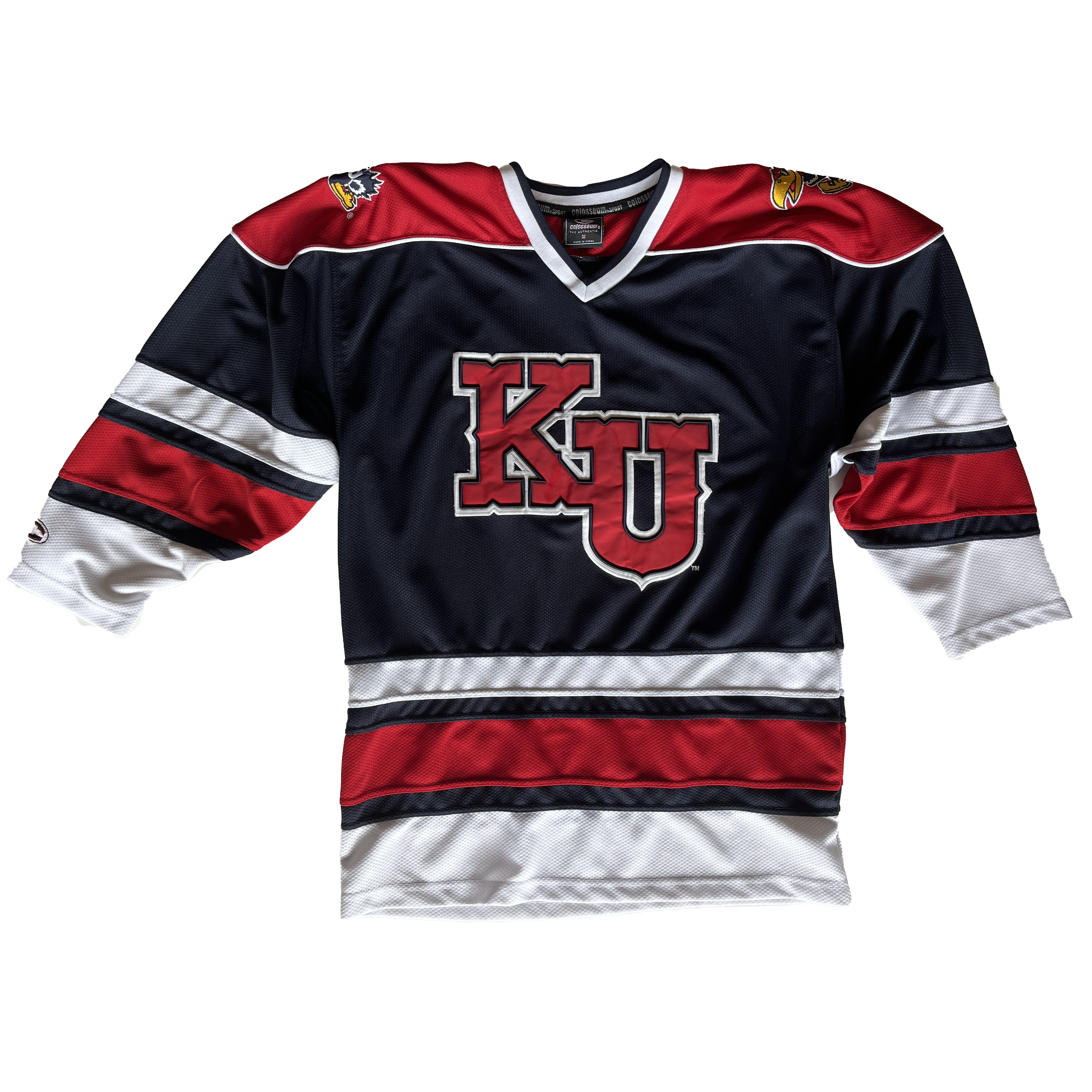 WESTSIDE STOREY VINTAGE | VINTAGE 80S KU JAYHAWKS HOCKEY JERSEY - Westside Storey