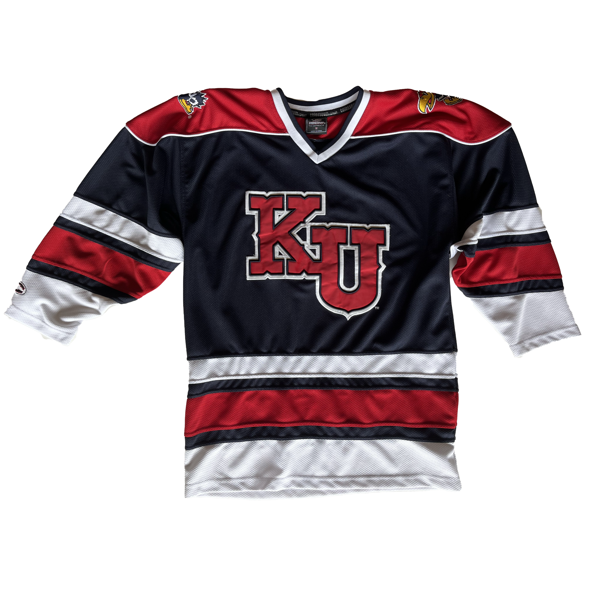 WESTSIDE STOREY VINTAGE | VINTAGE 80S KU JAYHAWKS HOCKEY JERSEY - Westside Storey