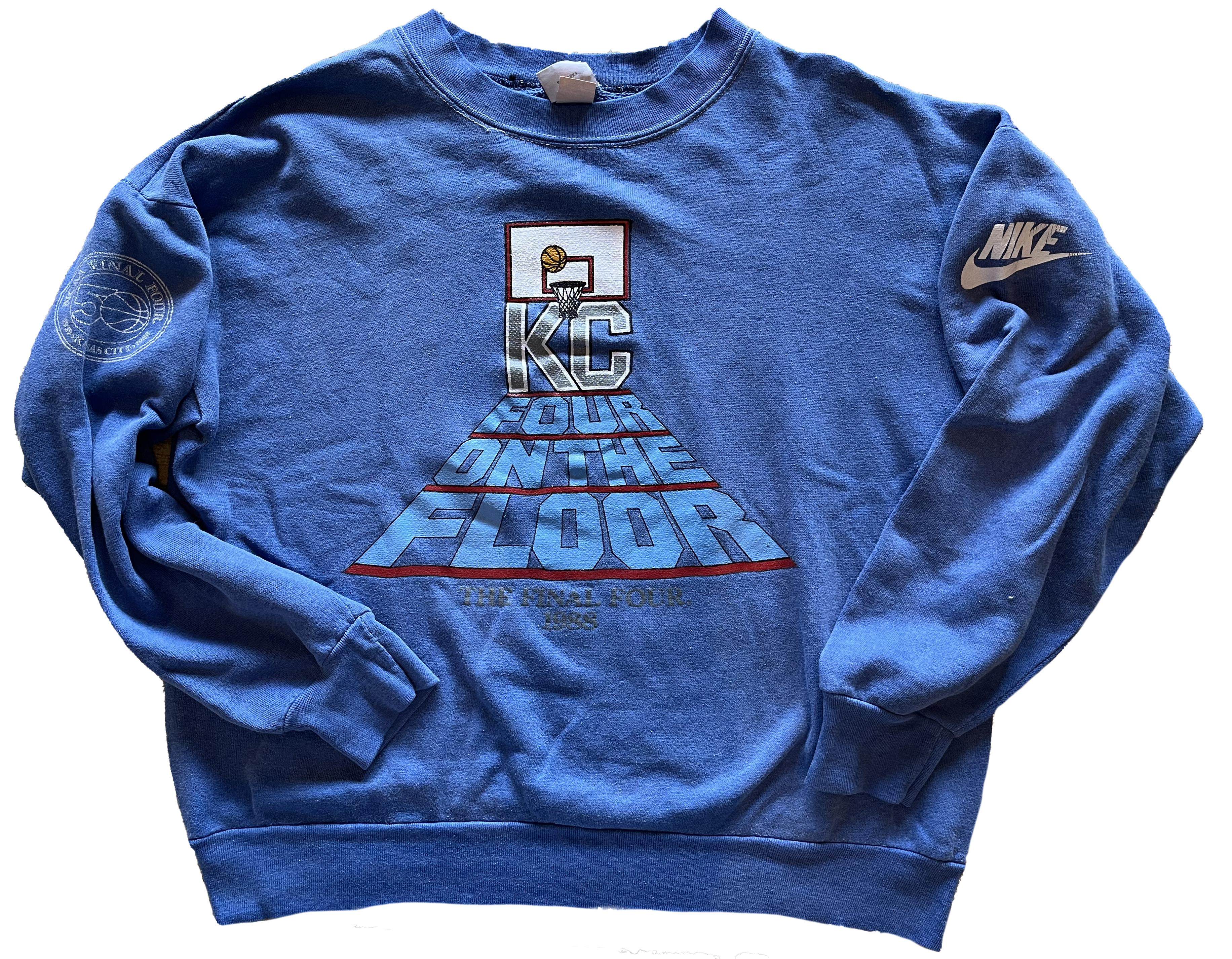 WESTSIDE STOREY VINTAGE | VINTAGE 1988 NIKE KU JAYHAWKS SWEATSHIRT - Westside Storey
