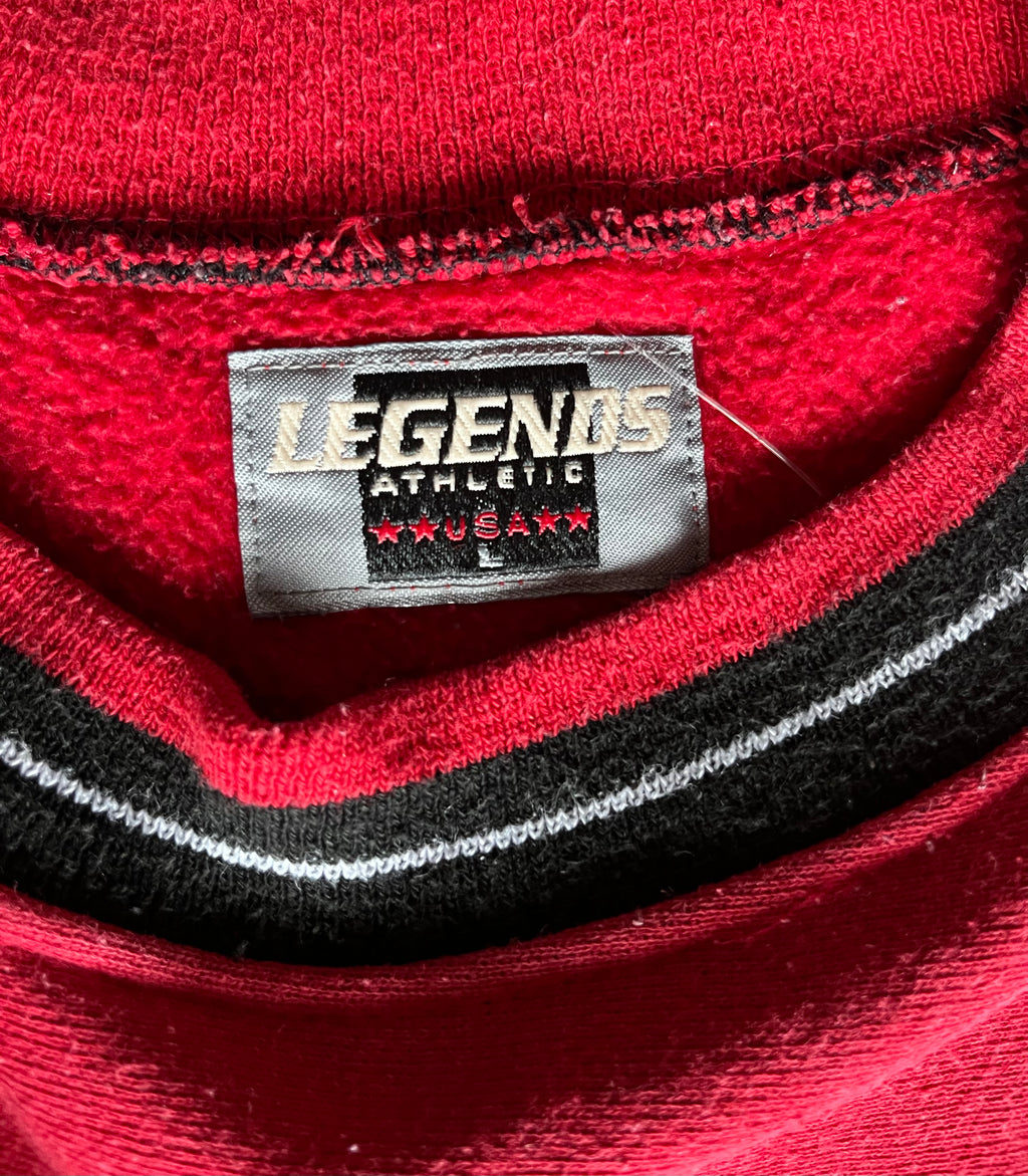WESTSIDE STOREY VINTAGE | VINTAGE 90S CHIEFS LEGENDS STITCHED SPELLOUT SWEATSHIRT - Westside Storey