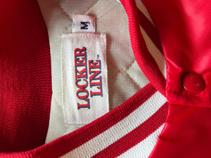 WESTSIDE STOREY VINTAGE | VINTAGE 90S LOCKER LINE FRONT BACK LOGO SATIN CHIEFS JACKET - Westside Storey