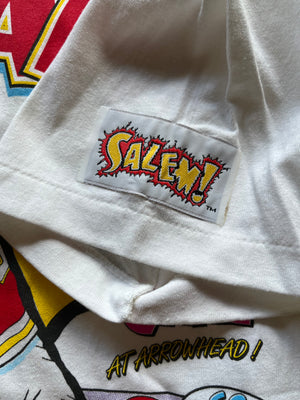 WESTSIDE STOREY VINTAGE | VINTAGE 90S JOE MONTANA COMIC BOOK DEADSTOCK CHIEFS TEE - Westside Storey