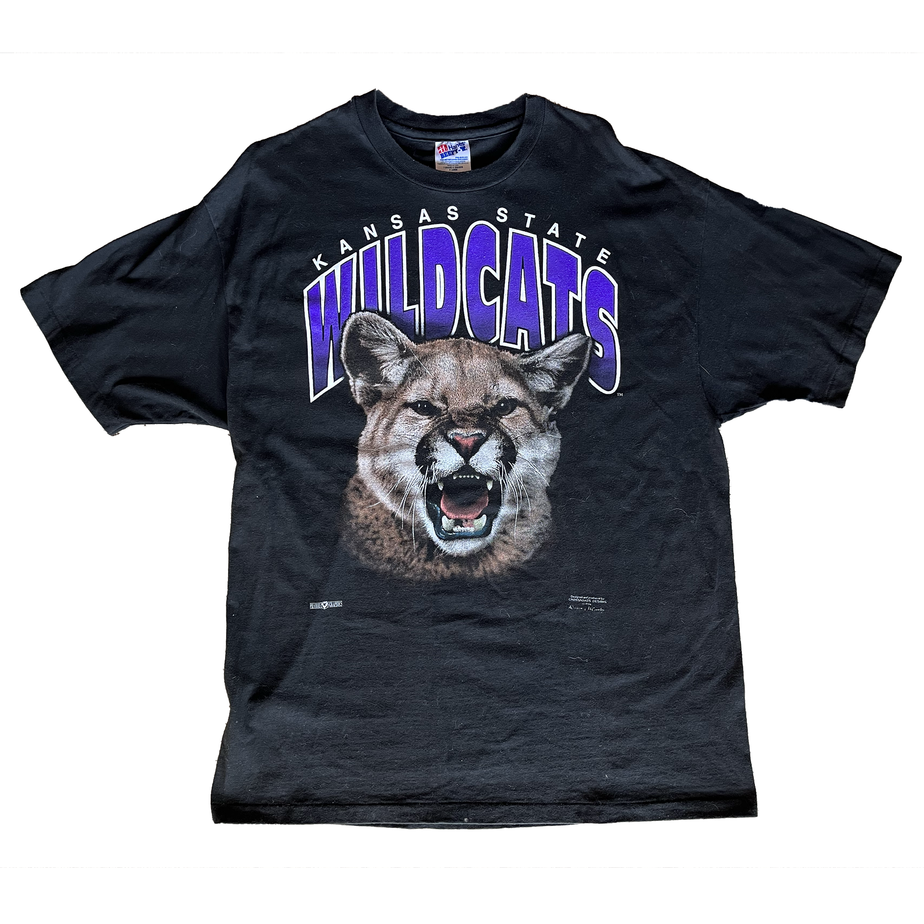WESTSIDE STOREY VINTAGE | VINTAGE 1994 KANSAS STATE LARGE GRAPHIC WILDCATS T-SHIRT - Westside Storey