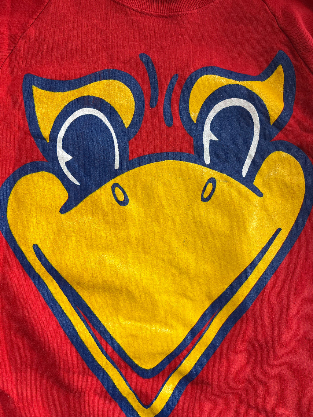 WESTSIDE STOREY VINTAGE | VINTAGE 80S KU JAYHAWKS FRONT BACK SWEATSHIRT - Westside Storey