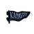 BELLBOY | KC PENNANT ENAMEL PIN - BLACK/WHITE - Westside Storey