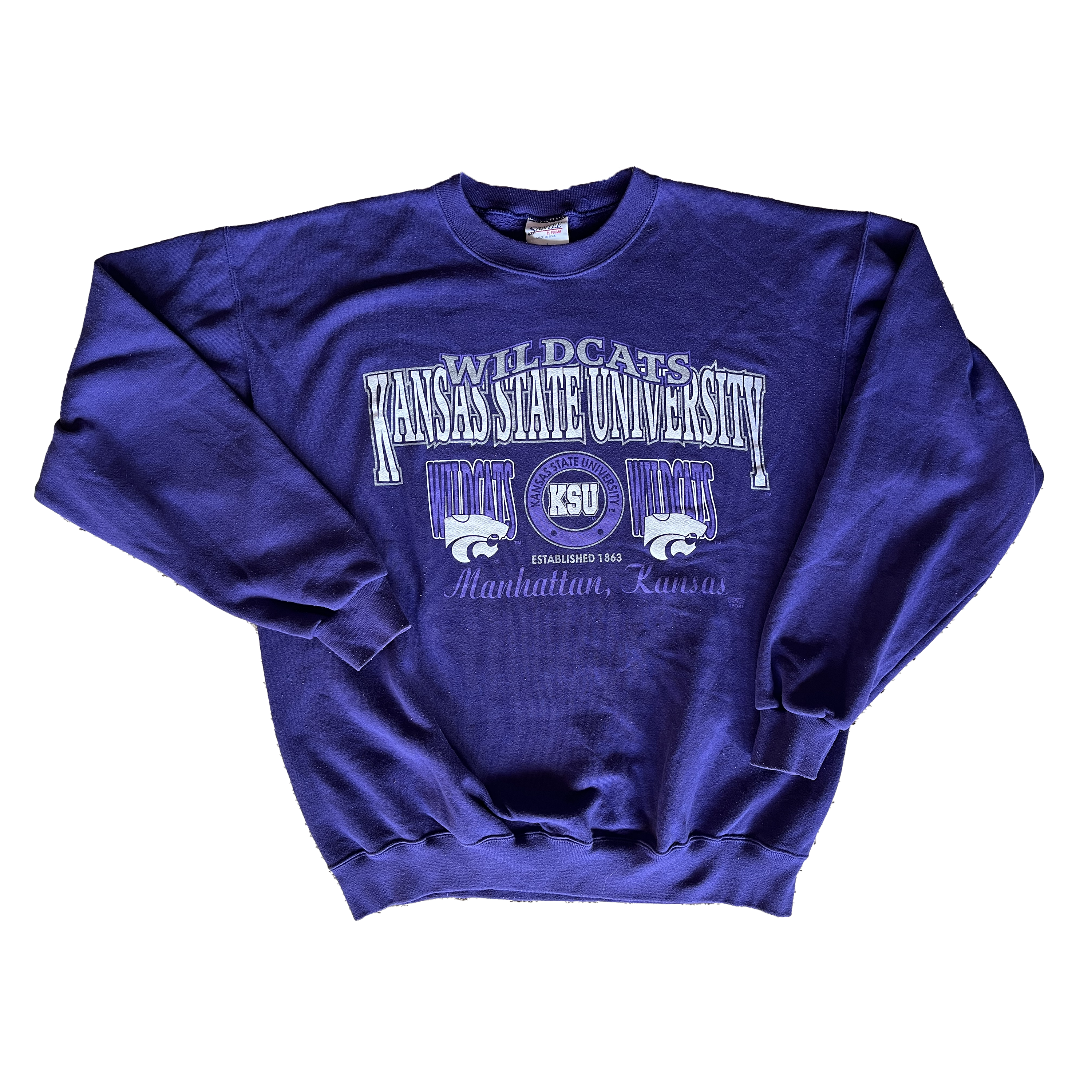 WESTSIDE STOREY VINTAGE | VINTAGE 90S KANSAS STATE CREW SWEATSHIRT - Westside Storey