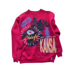 WESTSIDE STOREY VINTAGE  VINTAGE 90S LEGEND CHIEFS RIBBON SWEATSHIRT -  Westside Storey