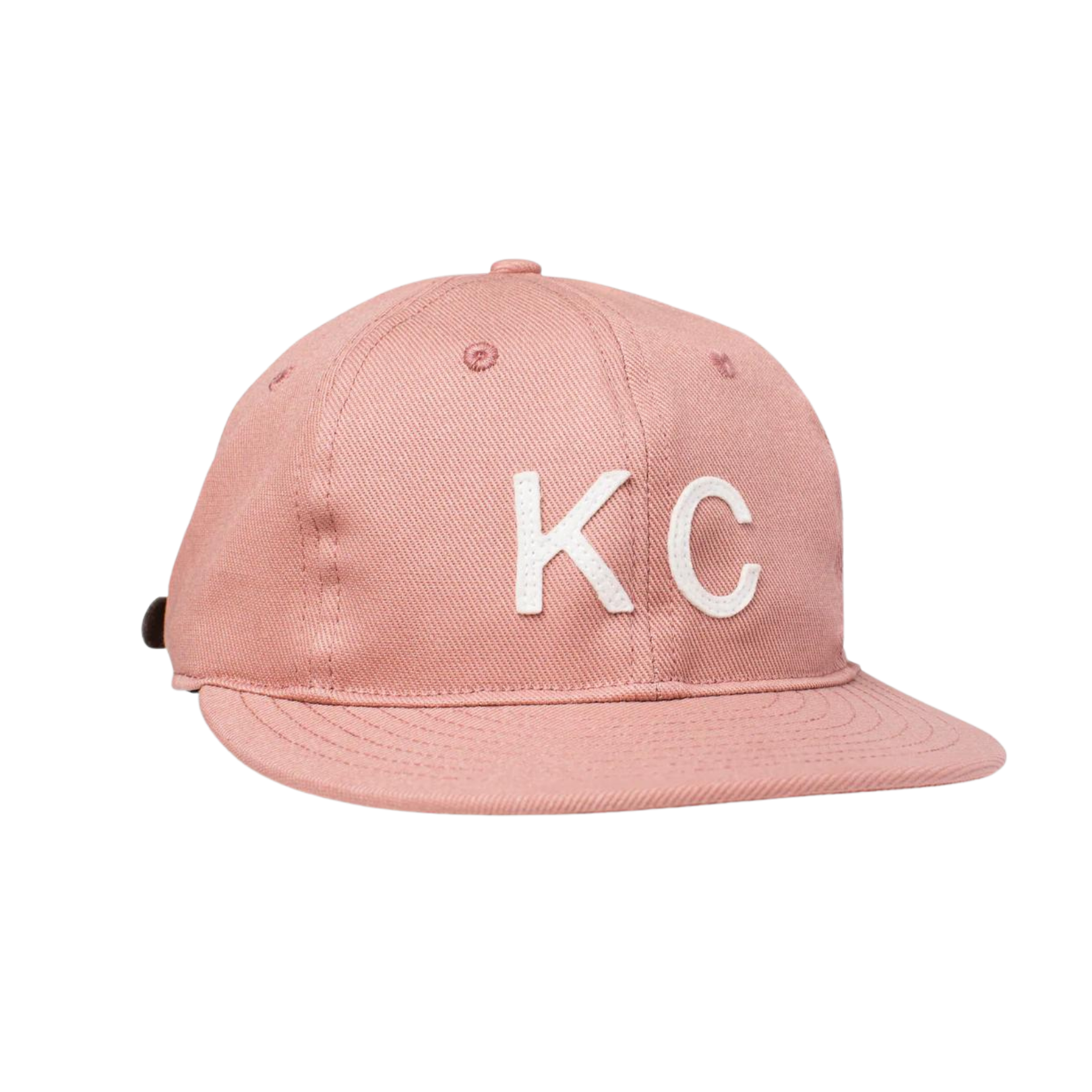 SANDLOT | VINTAGE FLATBILL HAT - DUSTY PINK TWILL/WHITE - Westside Storey