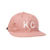 SANDLOT | VINTAGE FLATBILL HAT - DUSTY PINK TWILL/WHITE - Westside Storey