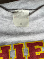 WESTSIDE STOREY VINTAGE | VINTAGE 90S TAZ STRIPE SLEEVE CHIEFS LIGHT SWEATSHIRT - Westside Storey