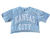 1KC | KC VINTAGE CROP TOP T-SHIRT - CHAMBRAY - Westside Storey