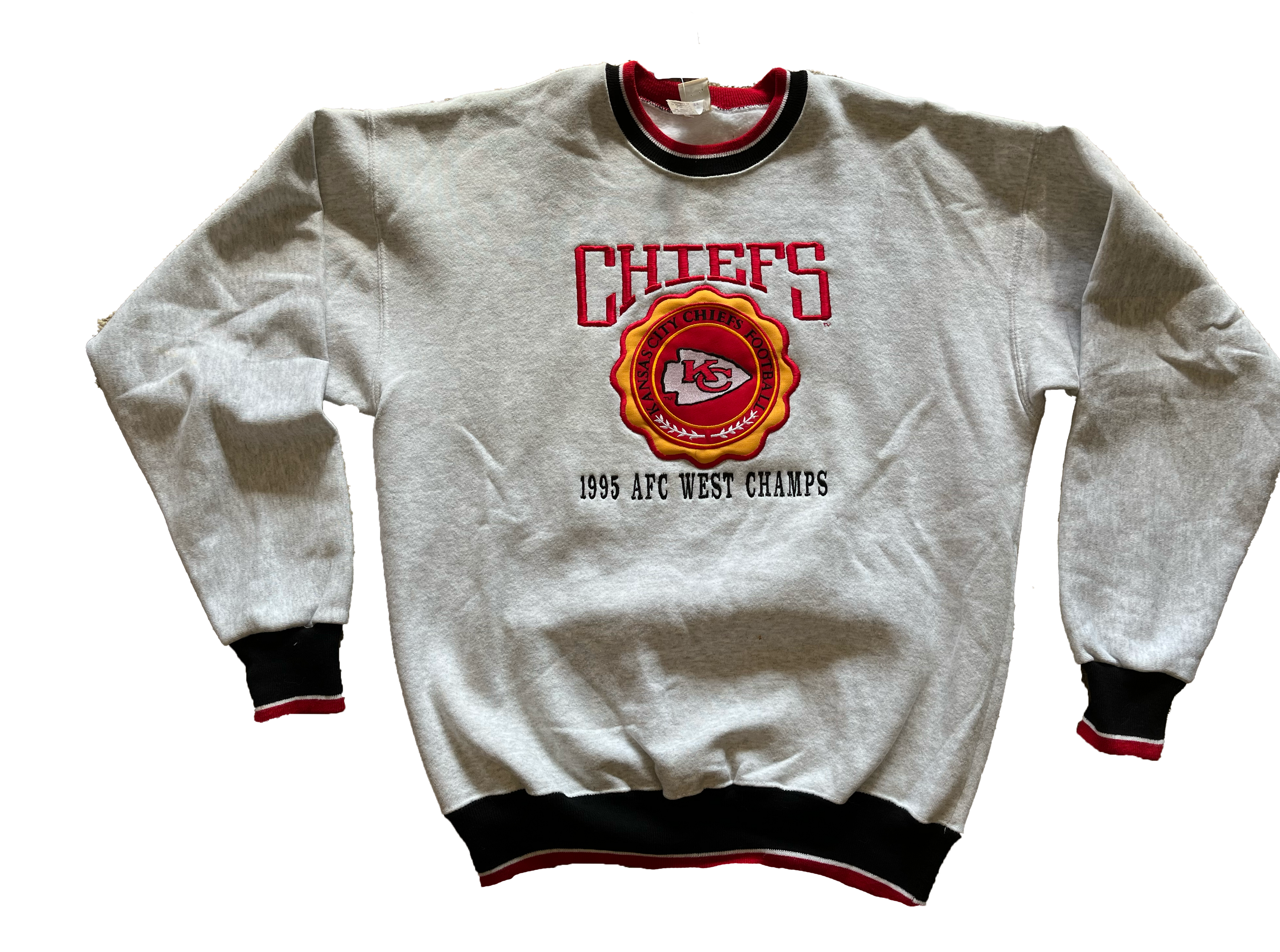 WESTSIDE STOREY VINTAGE | VINTAGE 90S LEGEND CHIEFS RIBBON SWEATSHIRT - Westside Storey