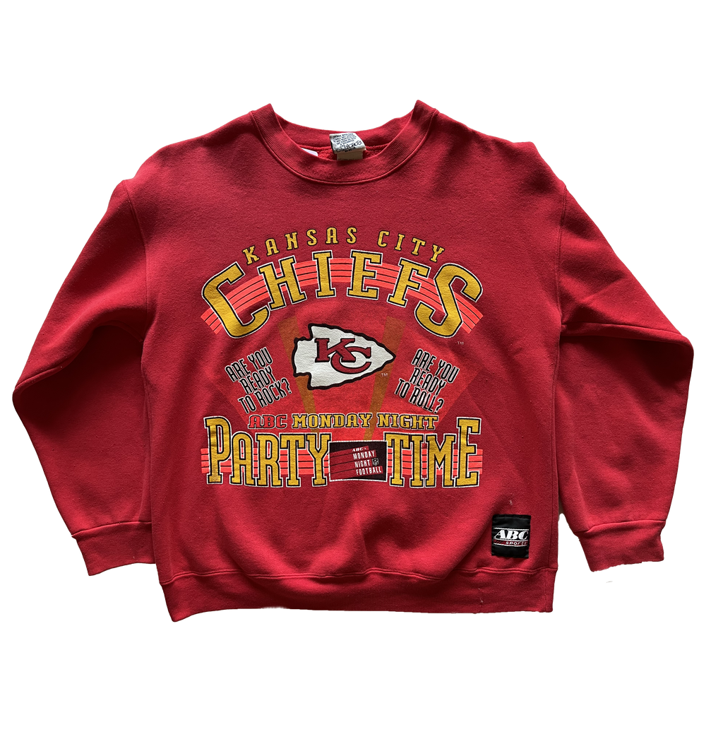 WESTSIDE STOREY VINTAGE | VINTAGE 90S MONDAY NIGHT FOOTBALL NUTMEG CHIEFS SWEATSHIRT - Westside Storey