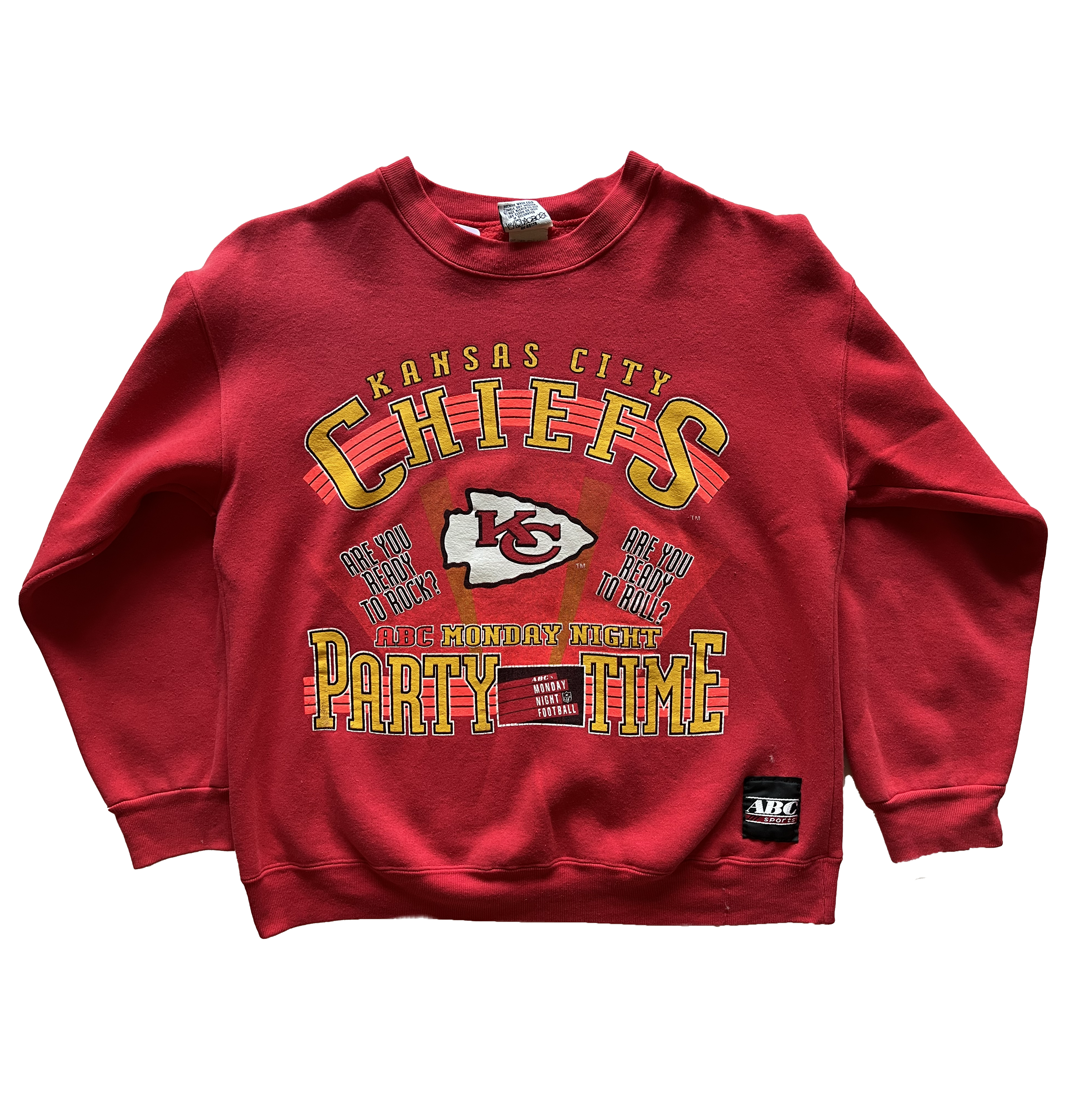 WESTSIDE STOREY VINTAGE | VINTAGE 90S MONDAY NIGHT FOOTBALL NUTMEG CHIEFS SWEATSHIRT - Westside Storey