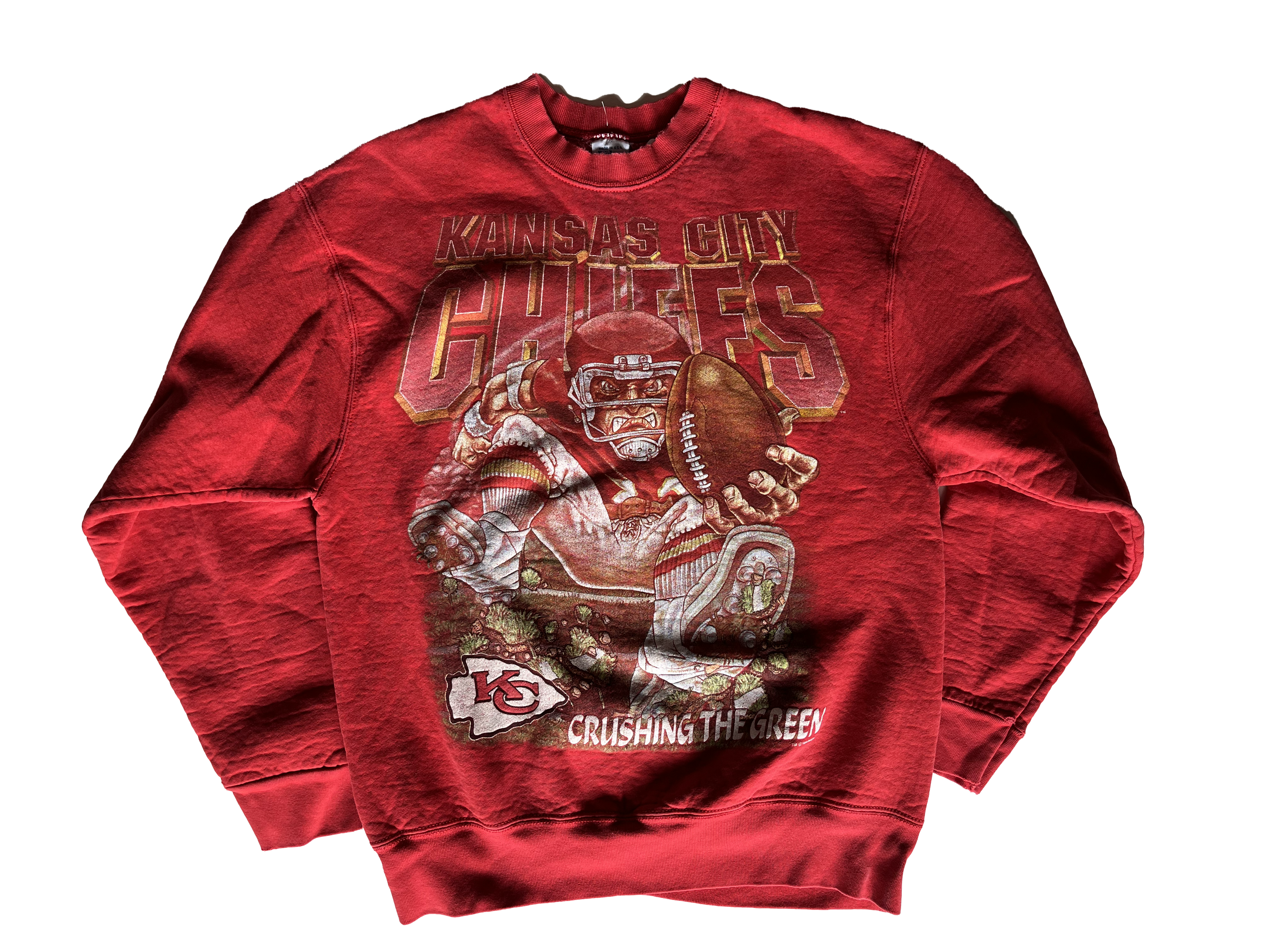 WESTSIDE STOREY VINTAGE | VINTAGE 1994 SALEM CRUSHING THE GREEN CHIEFS SWEATSHIRT - Westside Storey