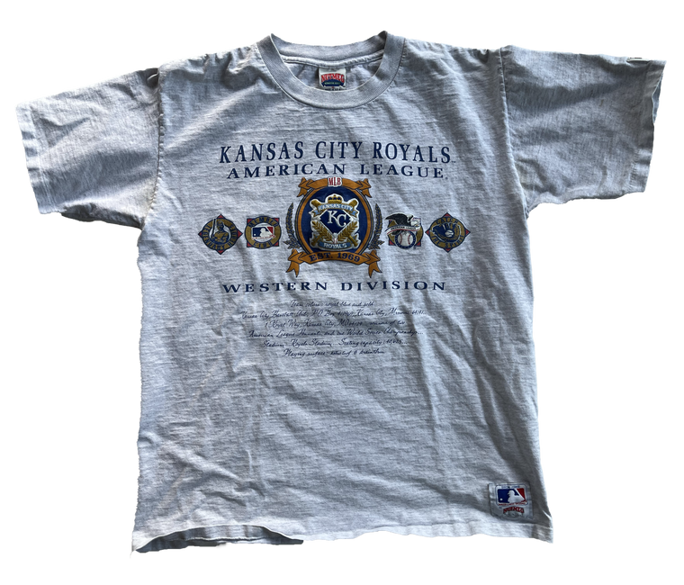 1985 Kansas City Royals World Champions Shirt – WyCo Vintage
