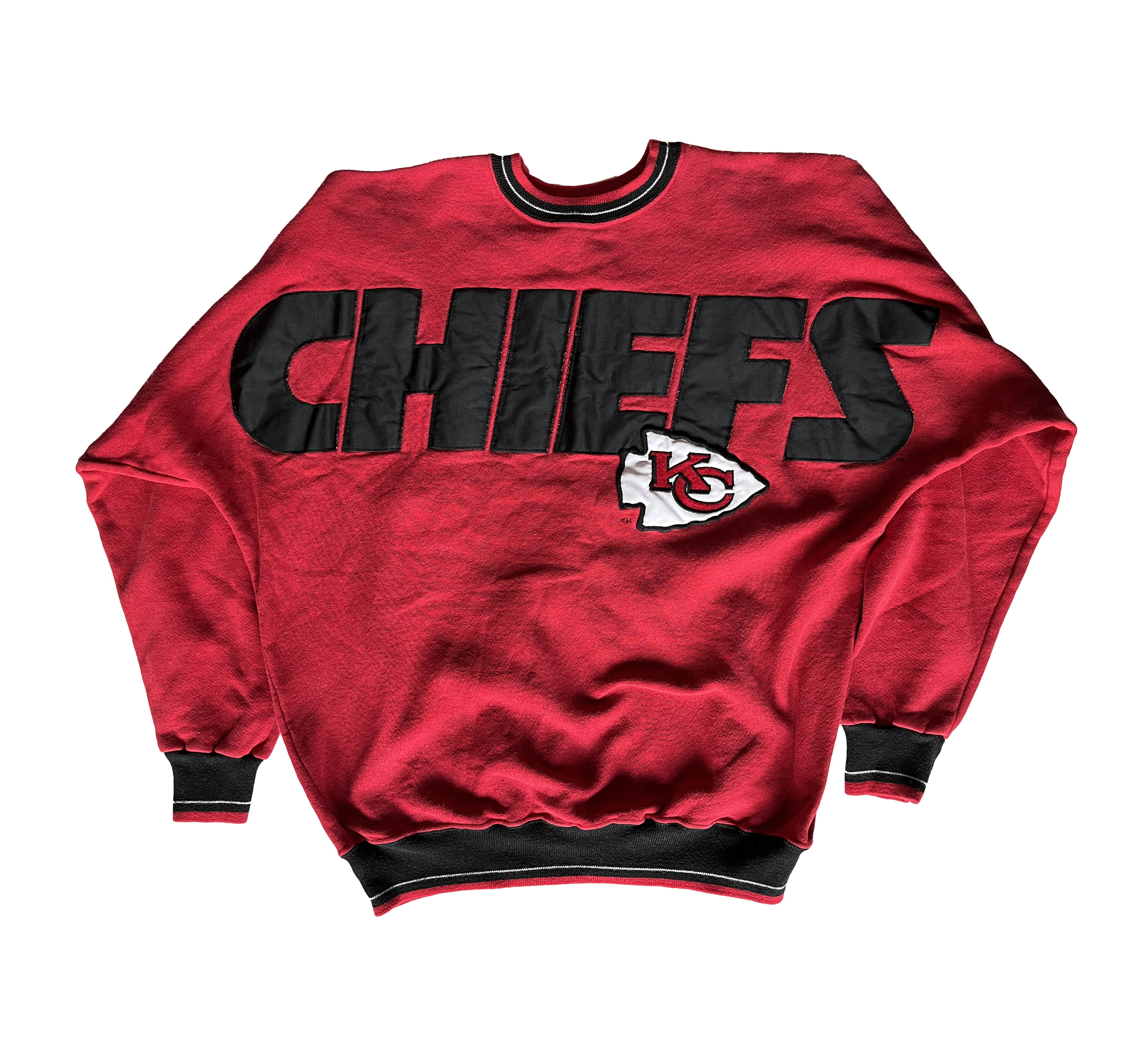 WESTSIDE STOREY VINTAGE | VINTAGE 90S LEGENDS SPELLOUT CHIEFS SWEATSHIRT - Westside Storey