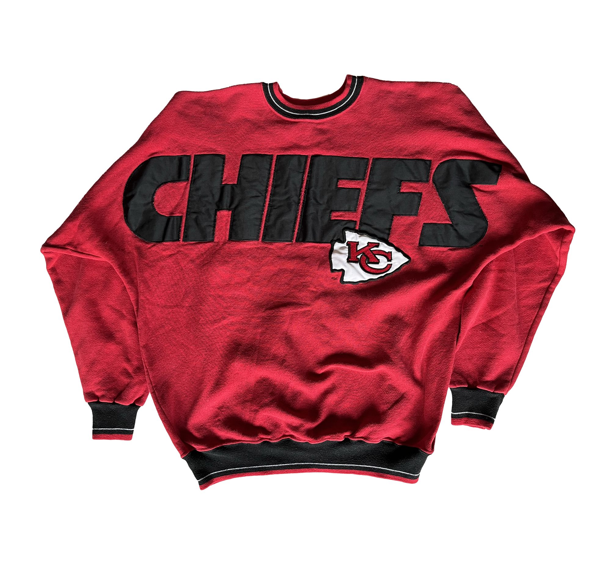 WESTSIDE STOREY VINTAGE | VINTAGE 90S LEGENDS SPELLOUT CHIEFS SWEATSHIRT - Westside Storey