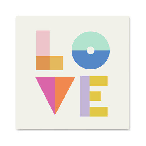 AMPERSAND | COLORBLOCK LOVE DECAL