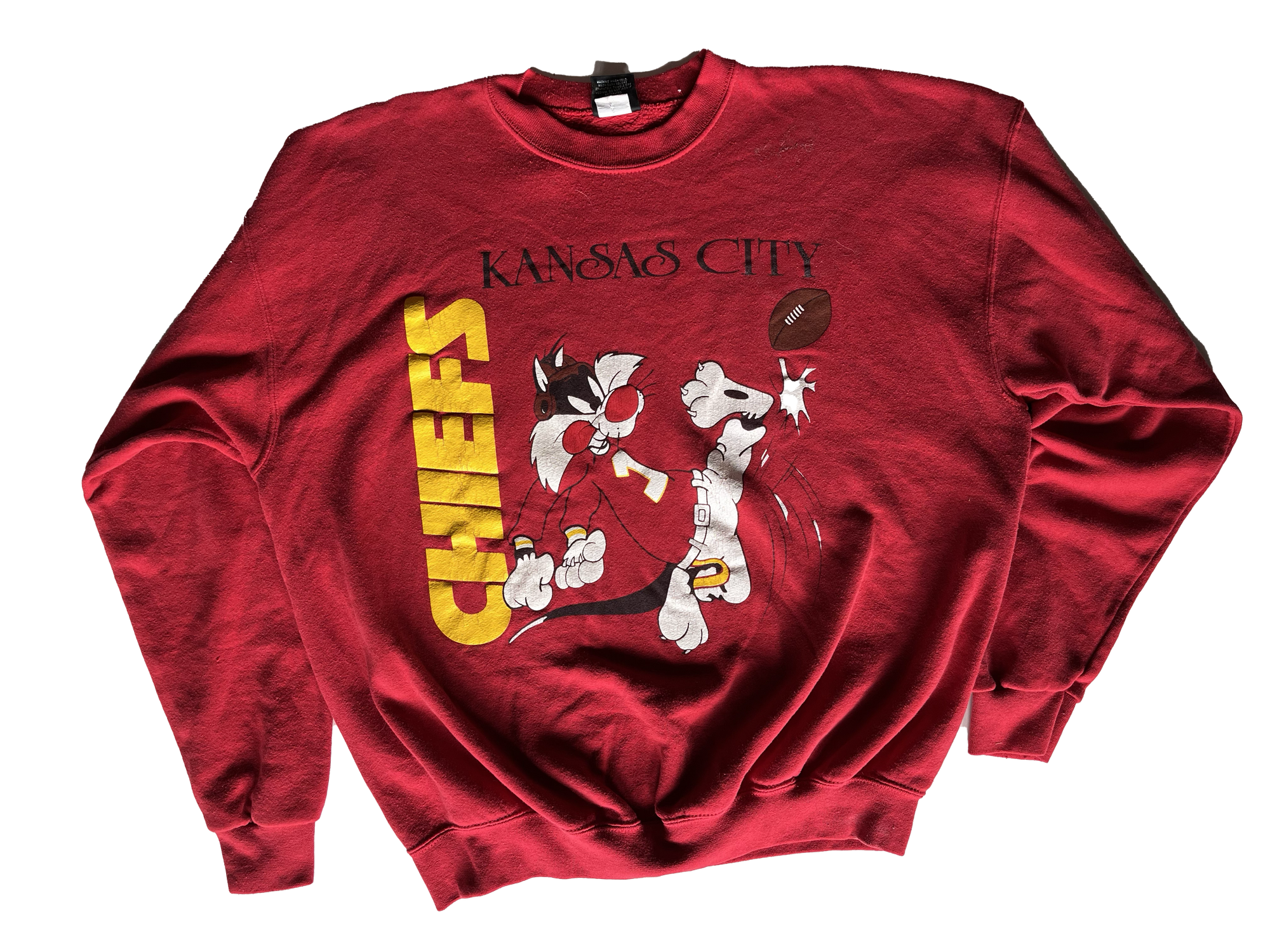 WESTSIDE STOREY VINTAGE | VINTAGE 90S SYLVESTER CAT CHIEFS SWEATSHIRT