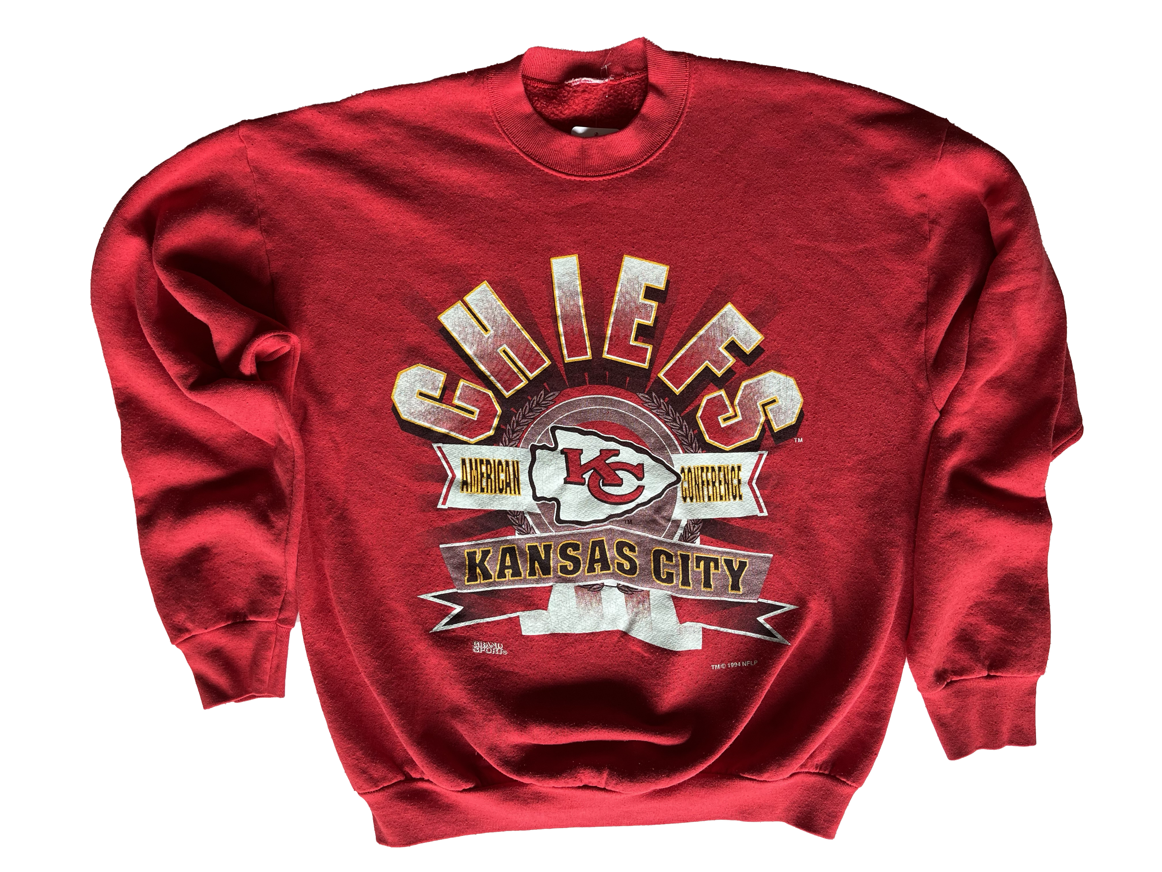 WESTSIDE STOREY VINTAGE | VINTAGE 1994 GRAPHIC CHIEFS SWEATSHIRT - Westside Storey