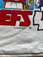 WESTSIDE STOREY VINTAGE | VINTAGE 90S JOE MONTANA COMIC BOOK DEADSTOCK CHIEFS TEE - Westside Storey